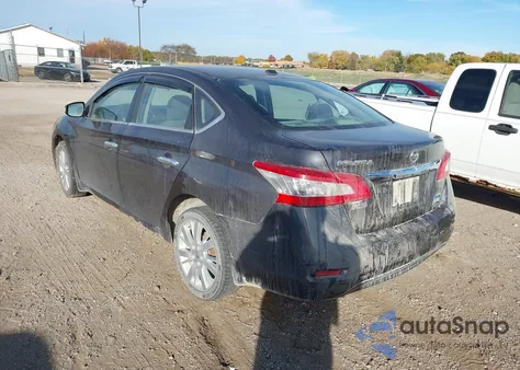 2013 Nissan Sentra Sl z USA, uszkodzony, nr VIN 3N1AB7AP3DL644980